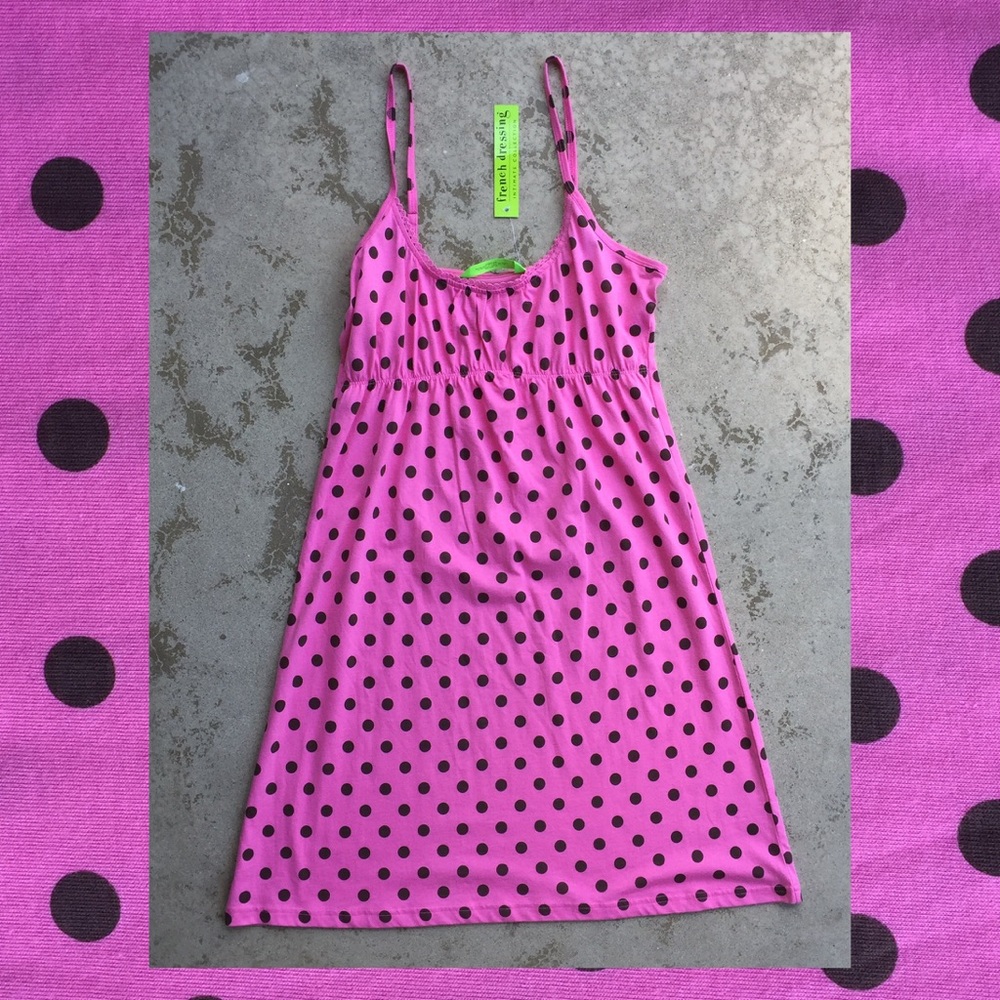 Dotty Slip Dress NWT